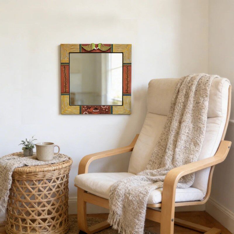 Mumbai, Household Items, INR 1449,  Premium Decorative Mirrors For Home | Handcrafted Wall Décor