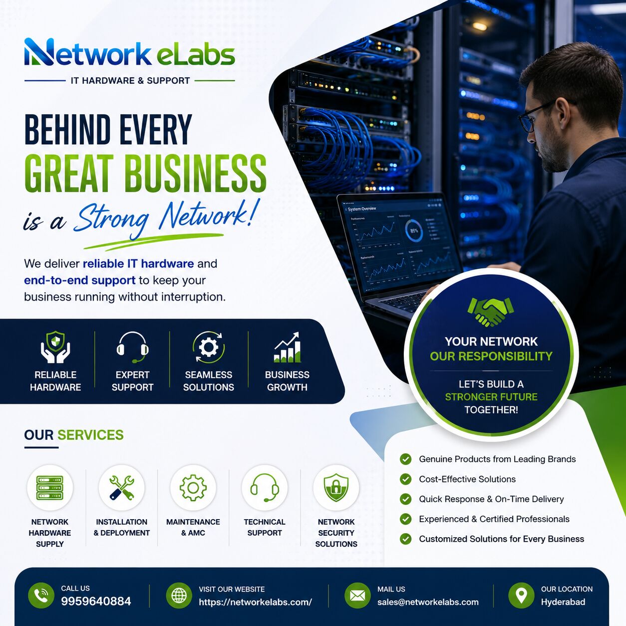 Hyderabad, Business, Trusted Hardware. Seamless Connectivity.