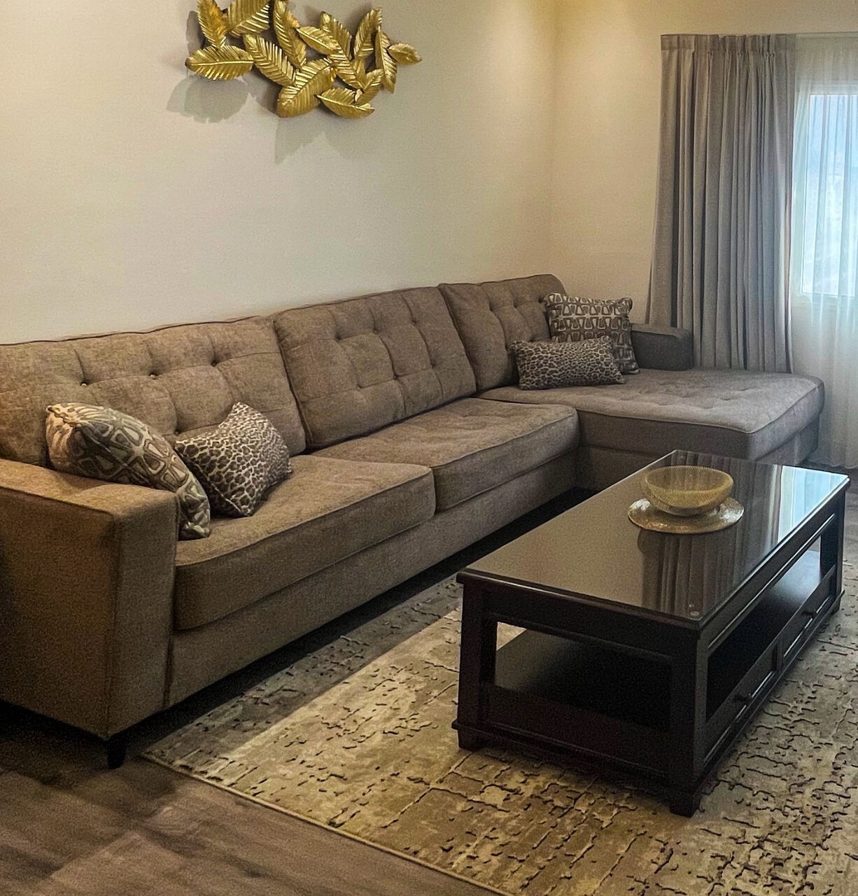 Dammam, Furniture, SAR 1000,  Sofa With Tv Table And Carpet