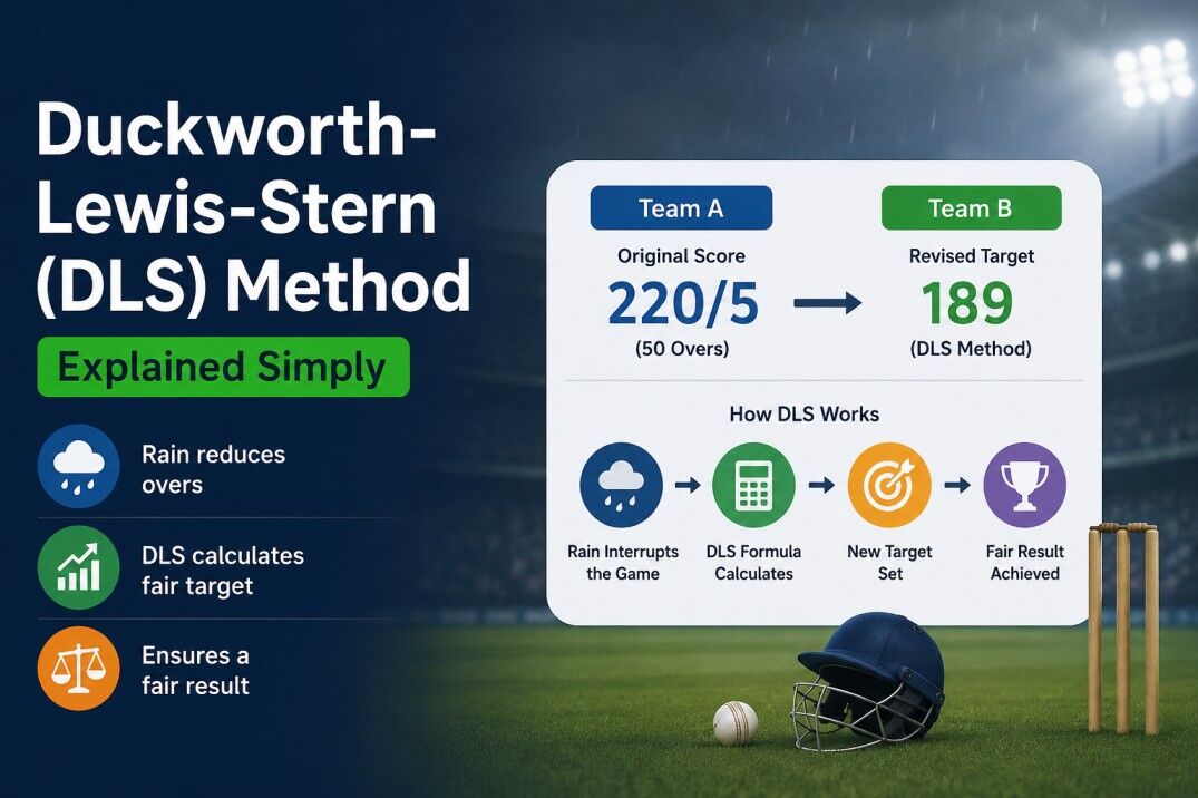 Kurnool, Events, Duckworth-Lewis-Stern (DLS) Method Explained Simply