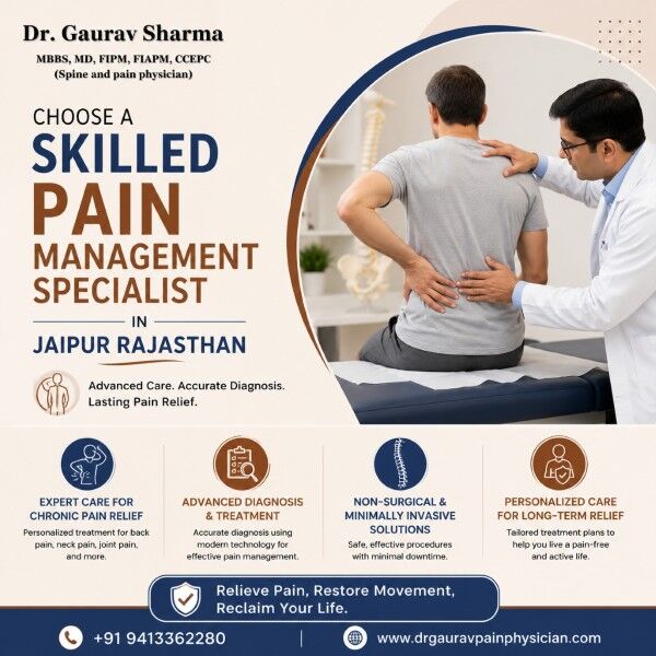 Jaipur, Health, Choose A Skilled Pain Management Specialist In Jaipur Rajasthan