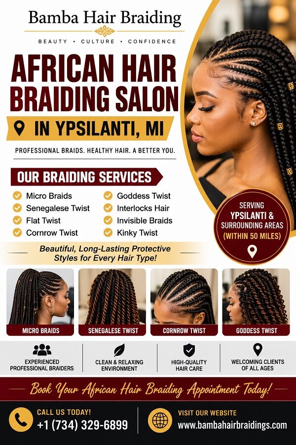 New York, Beautician, Best African Hair Braiding Salon Near Ypsilanti, MI