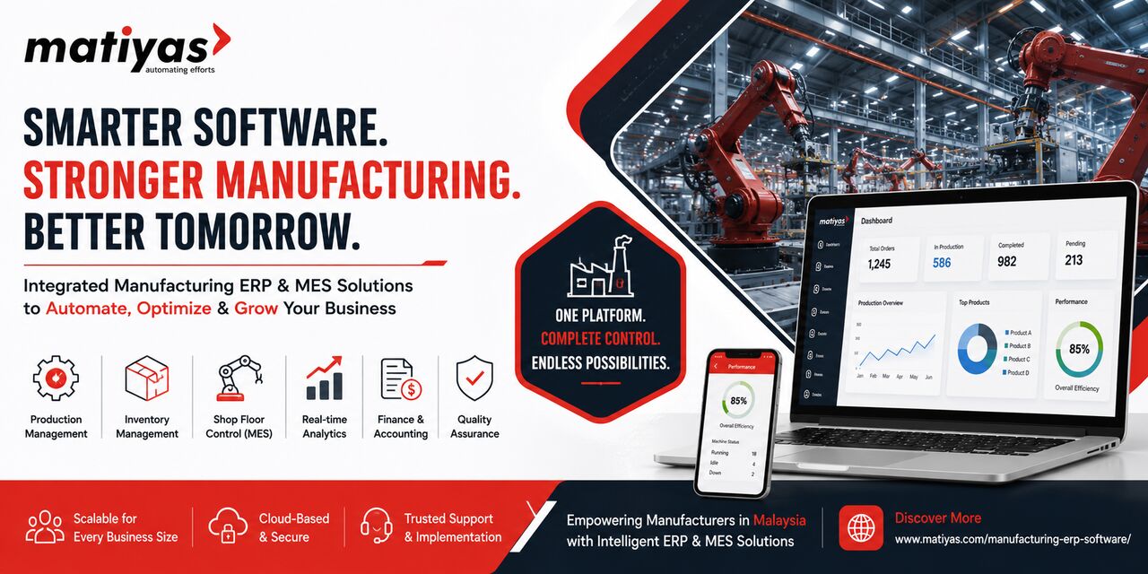 Kuala Lumpur, ERP, ERP For Manufacturing Industry That Improves Business Efficiency
