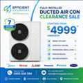 AUD 4999, Ducted Air Conditioning Clearance Sale – From $4,999 Installed!