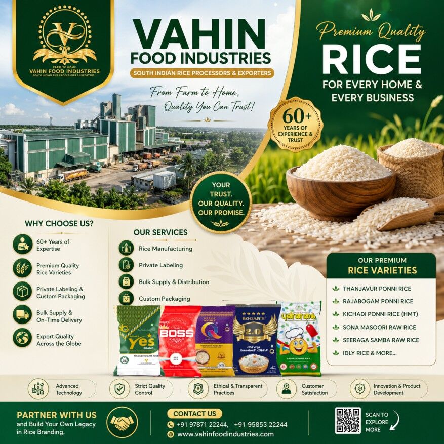 Chennai, Food, INR 50,  We Deliver Premium Quality Rice.