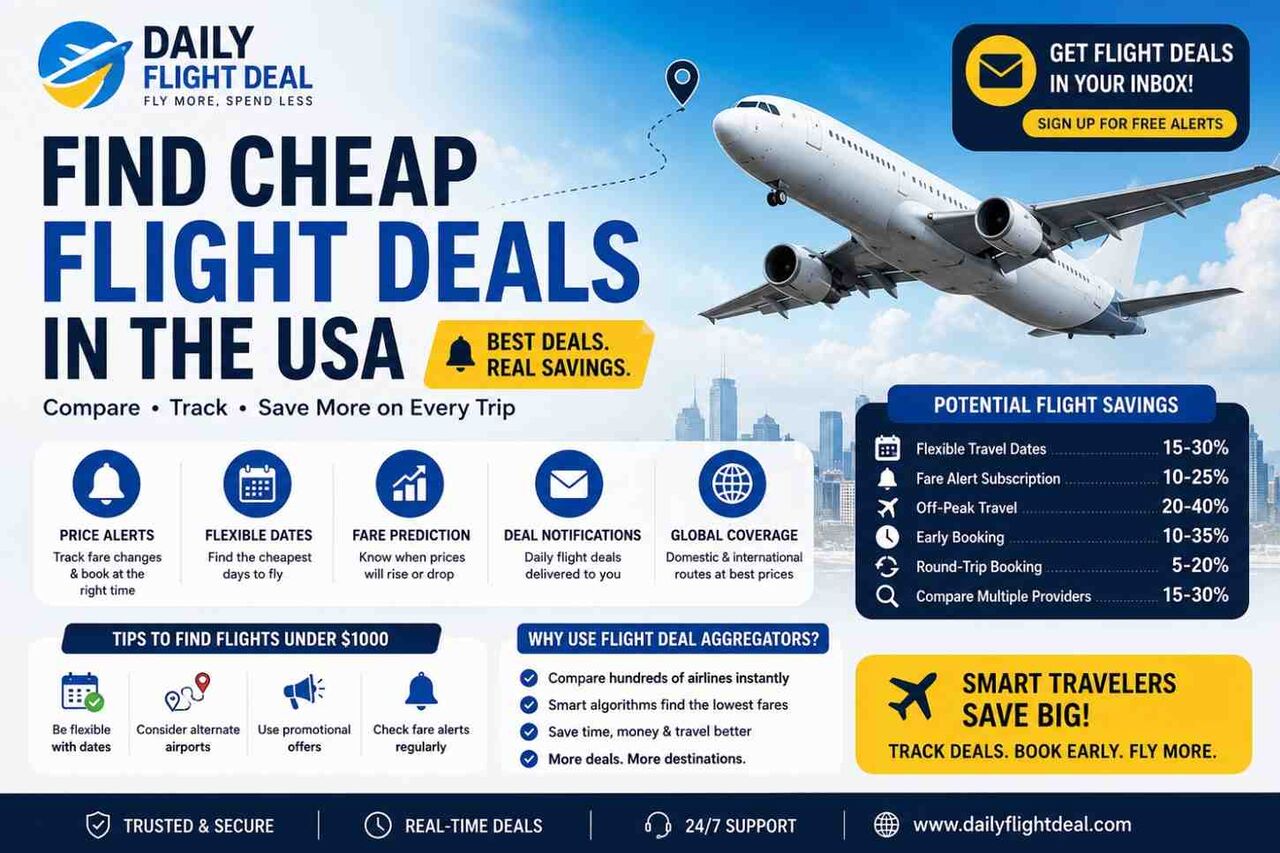 Seattle, Travel, Best Websites To Find Cheap Flight Deals In The USA | Daily Flight Deal