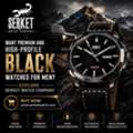 USD 599,  Want Premium And High-Profile Black Watches For Men? Explore Serket Watch Company