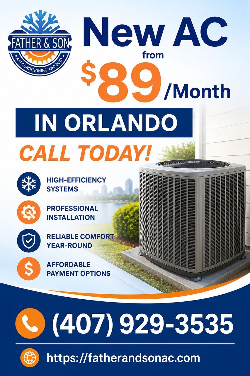 New York, Air Conditioning, New AC From $89/Month In Orlando &ndash; Call Today!