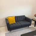 SAR 1100,  IKEA LANDSKRONA 2-Seat Sofa Gunnared Dark Grey/Metal