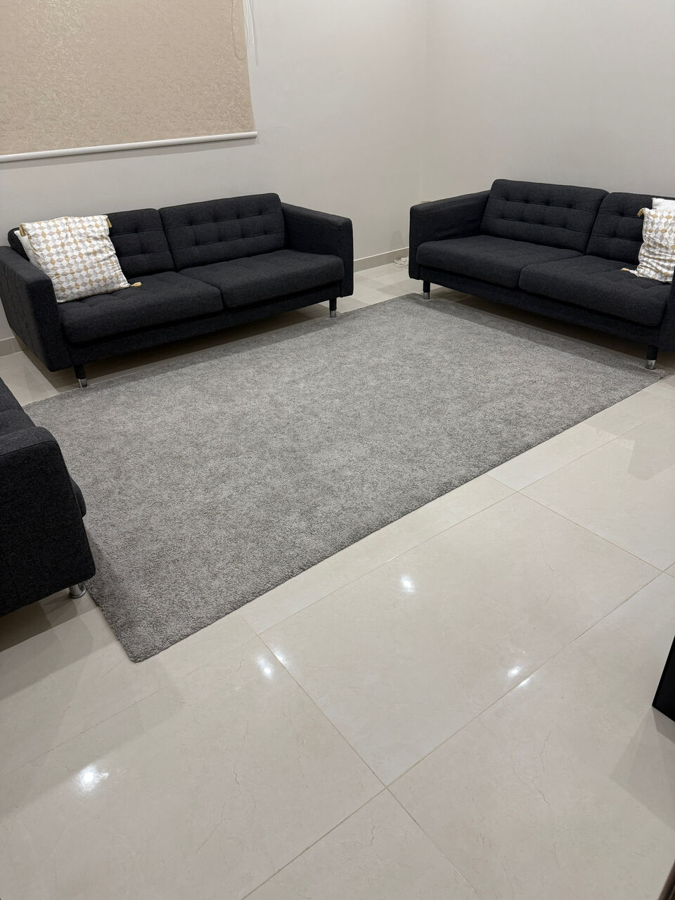 Riyadh, Household Items, SAR 350,  IKEA STOENSE Rug, Low Pile Medium Grey, (200x300cm)
