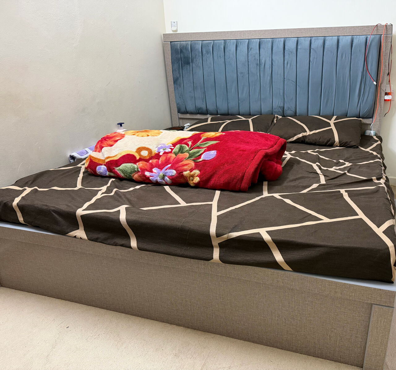 Riyadh, Furniture, SAR 550,  Bed + Mattress For Sale