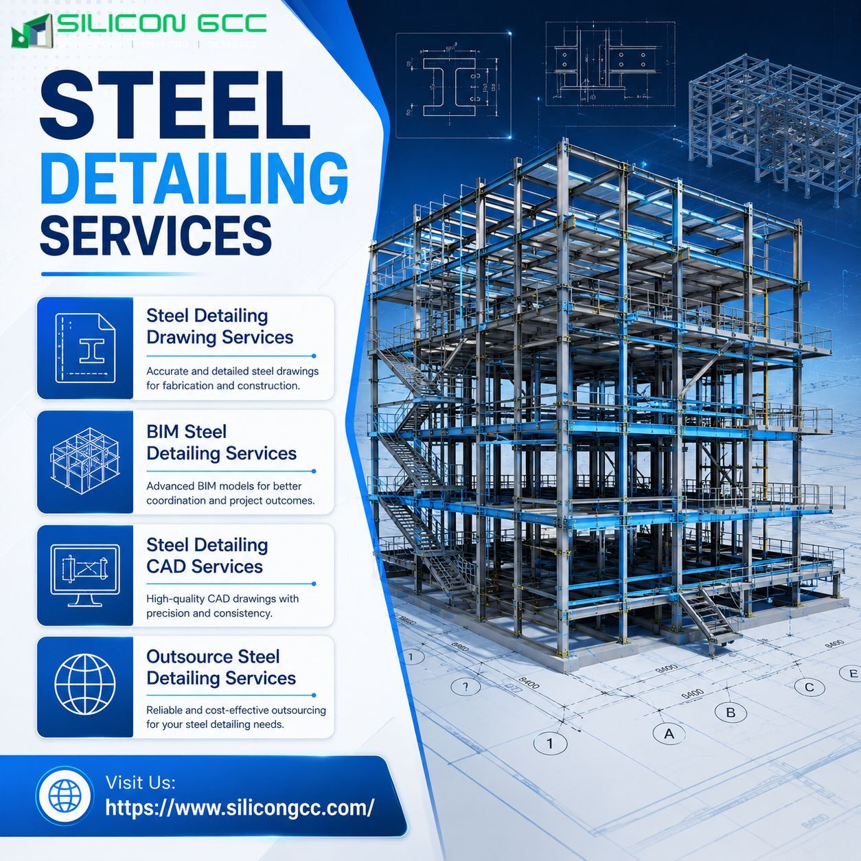 Dubai, Construction, Steel Detailing Services In Dubai, UAE