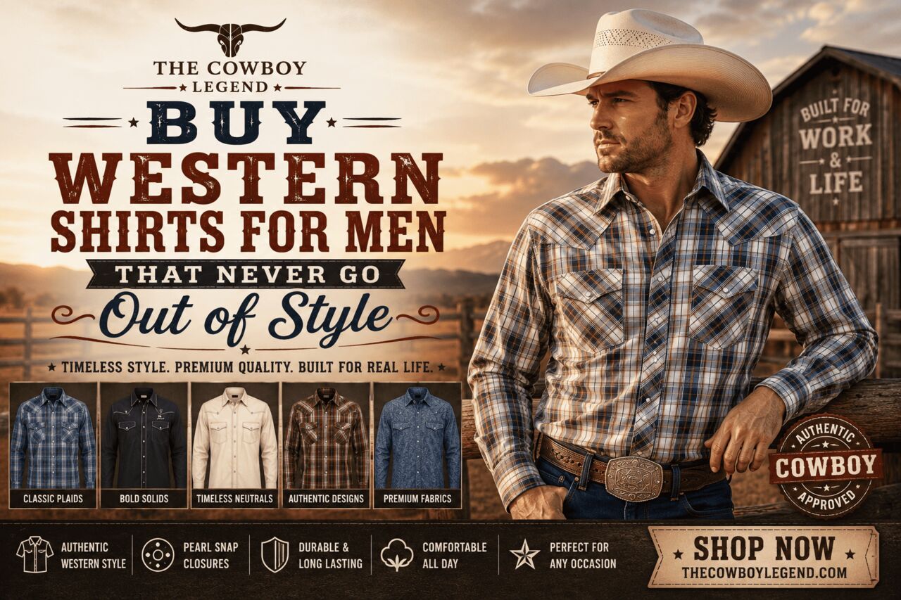 New York, Clothing & Accessories, USD 33,  Buy Western Shirts For Men That Never Go Out Of Style | The Cowboy Legend