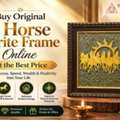 INR 996,  Buy Original 7 Horse Pyrite Frame Online | The Stardust Studio