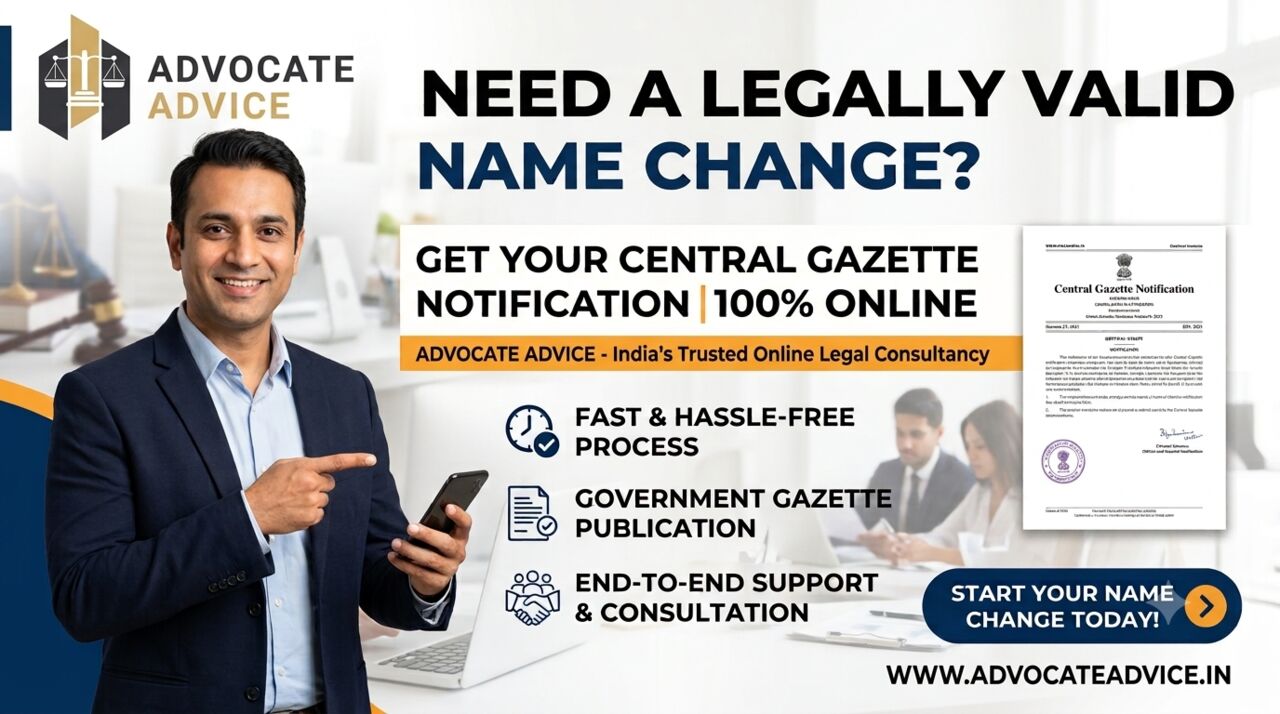 New Delhi, Legal, Change Your Name Legally - Online Gazette Notification Service