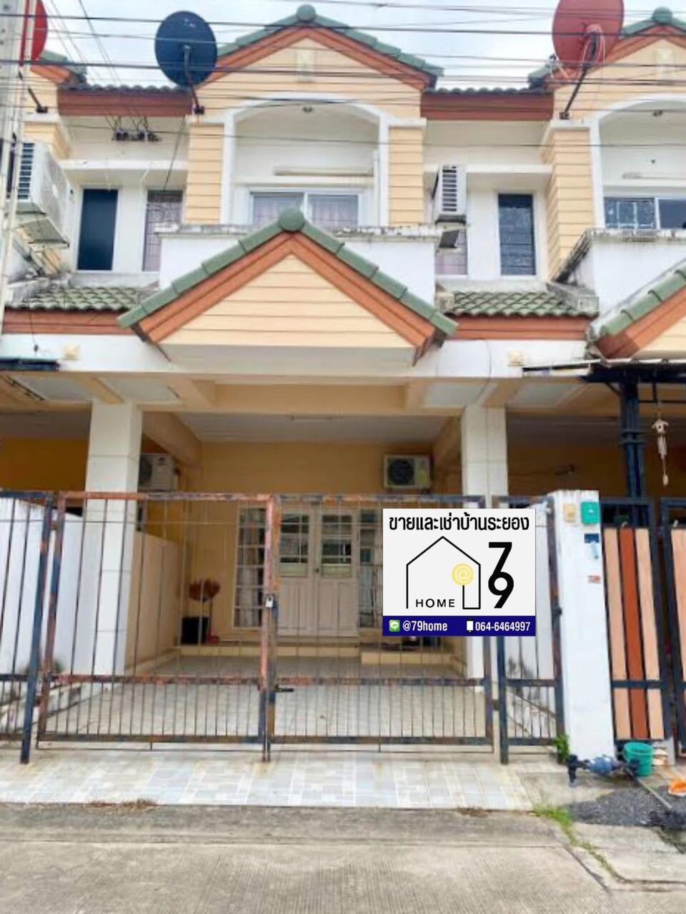 Bangkok, Villas, THB 7000,  22 Sq. Feet,  2-story Townhouse For Rent, New Transport, Rayong, With Furniture.