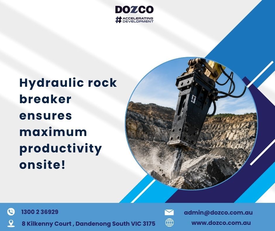 Sydney, Construction, Hydraulic Rock Breaker Built For Superior Breaking Performance