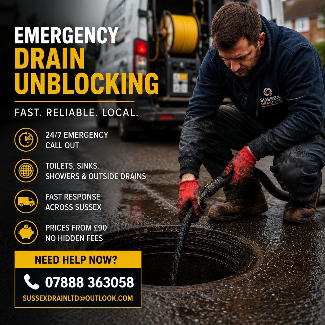 London, Business, Sussex Drain LTD