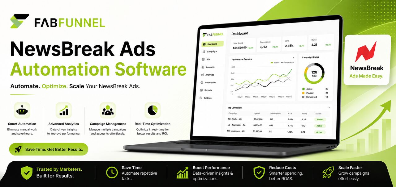 Mumbai, Business, Boost Your Advertising With FabFunnel &ndash; Advanced NewsBreak Automation