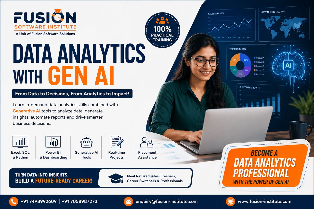 Pune, Education, Data Analytics With Gen AI Course In Pune &ndash; Build A Future-Ready Career