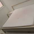 SAR 200,  BEDSET ::  Double Bed With Mattress , Two Side Tables And Wardrobe With Sliding Doors