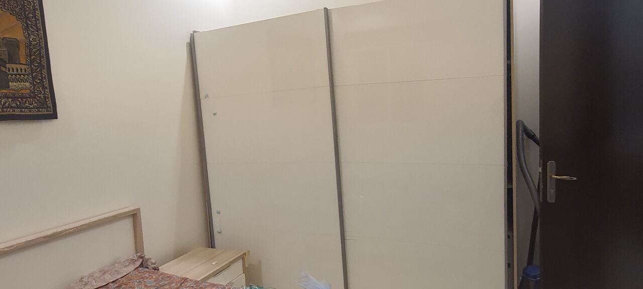 Al Aziziyah, Furniture, SAR 200,  BEDSET ::  Double Bed With Mattress , Two Side Tables And Wardrobe With Sliding Doors