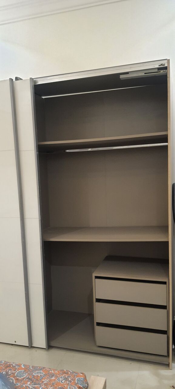 Al Aziziyah, Furniture, SAR 200,  BEDSET ::  Double Bed With Mattress , Two Side Tables And Wardrobe With Sliding Doors
