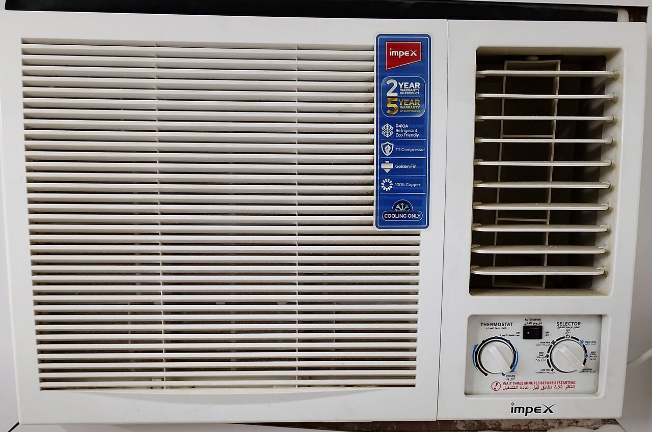 Al Mounsiyah, Household Items, SAR 1100,  Window AC &ndash; 1.5 Ton | Large Bookshelf | Bed With Mattress | Room Air Cooler