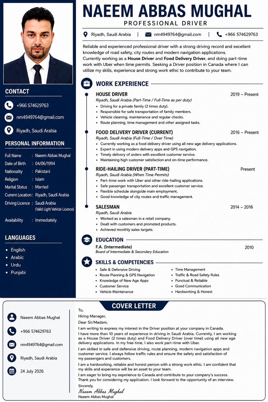 Riyadh, Job Seekers, Sales Manager Any Type Of Driving