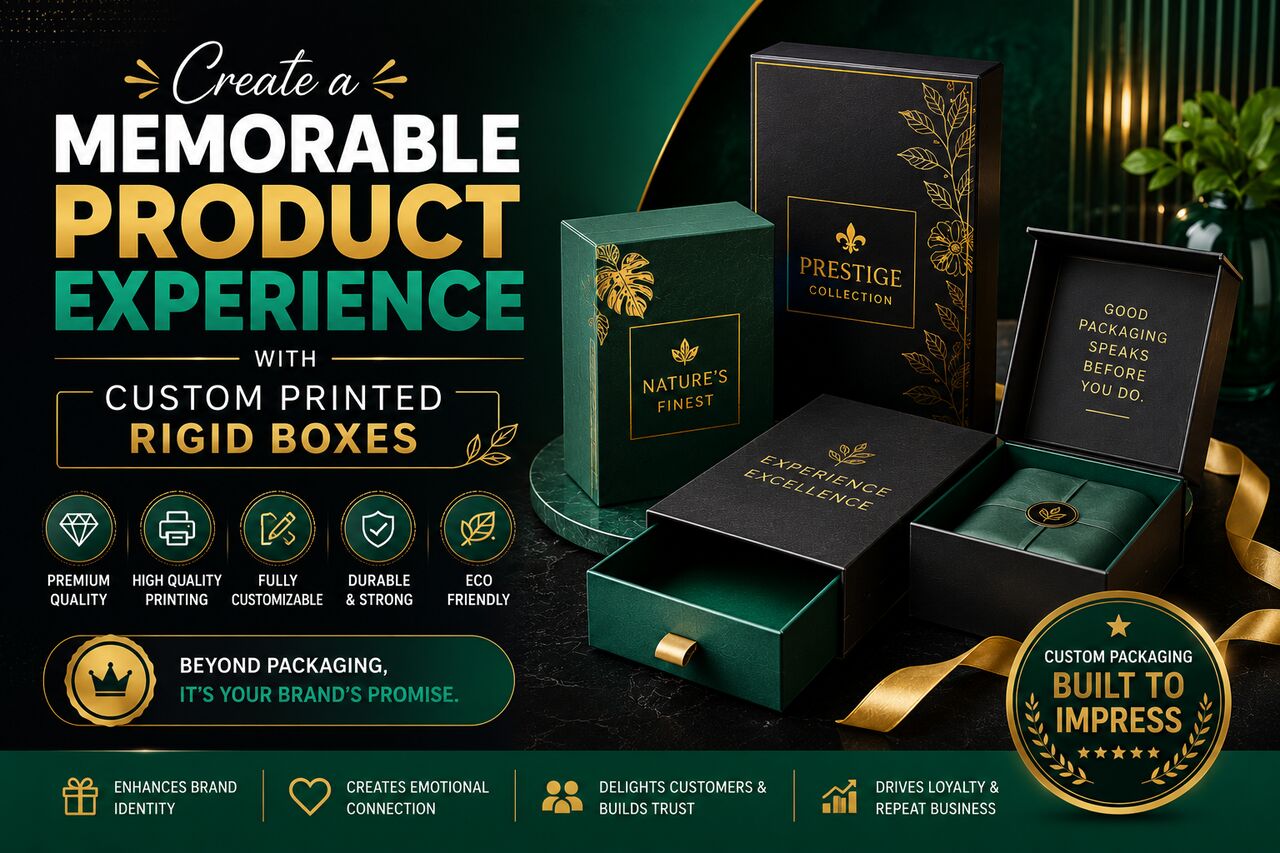 New York, Wholesale Products, Create A Memorable Product Experience With Custom Printed Rigid Boxes