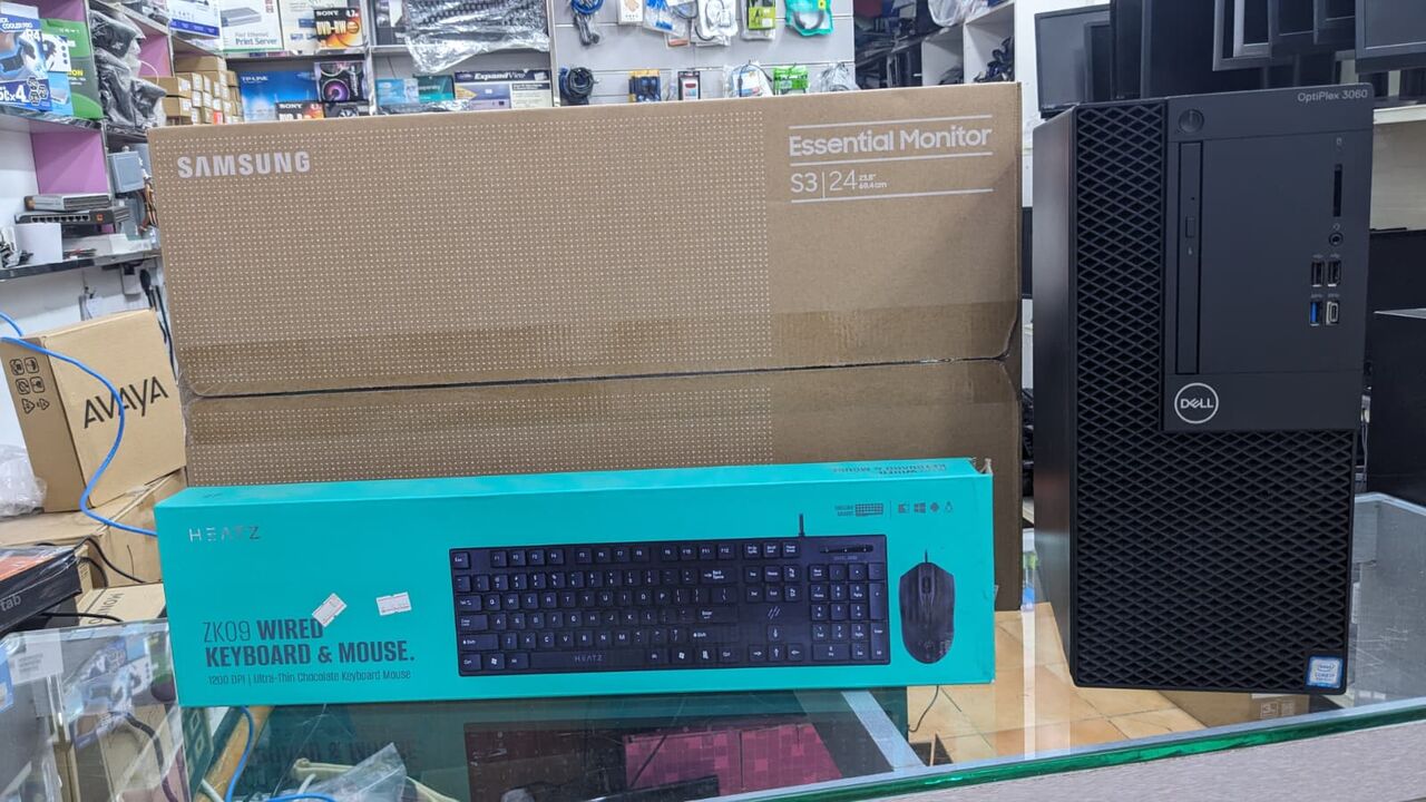 Manama, Computers, BHD 193,  Dell Core I7 PC NEW NVIDIA GeForce 4GB Graphics Card NEW Samsung 24" Borderless Monitor