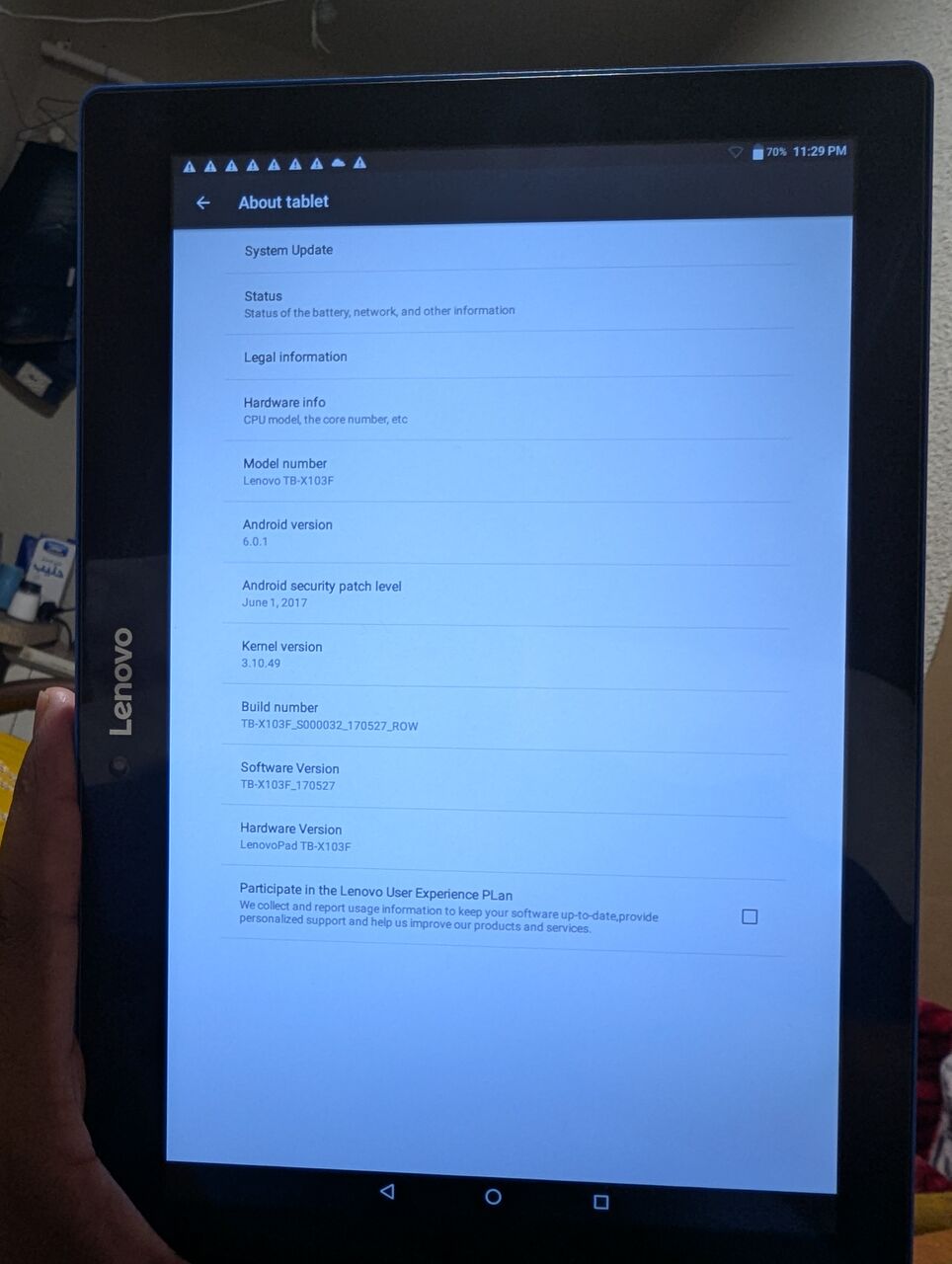 Dammam, Computers, SAR 120,  Lenovo Tablet TB-X103F &ndash; 120 SAR