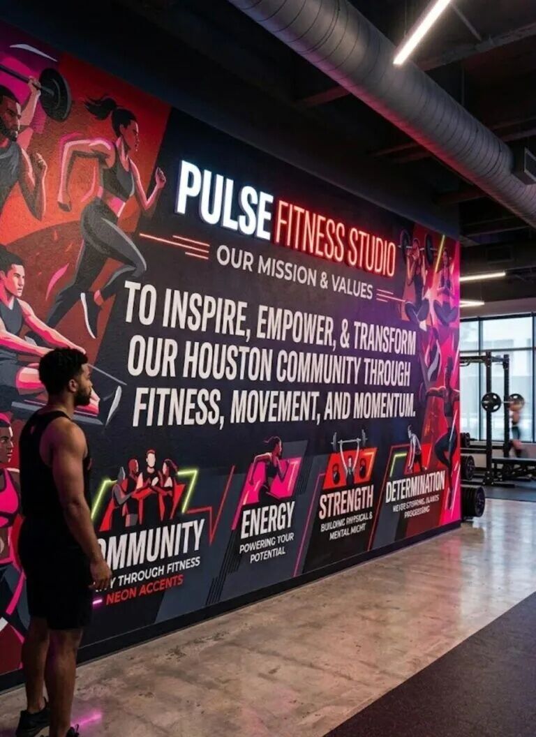 Houston, Business, Custom Wall Murals In Houston | Commercial Wall Murals By LGL Sign Company, LLC