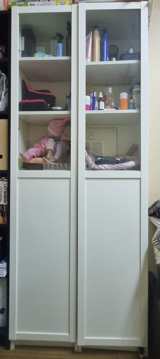 Jubail, Furniture, SAR 200,  White Cupboard - IKEA - (16.5 In X 11.5 In X 78 In)