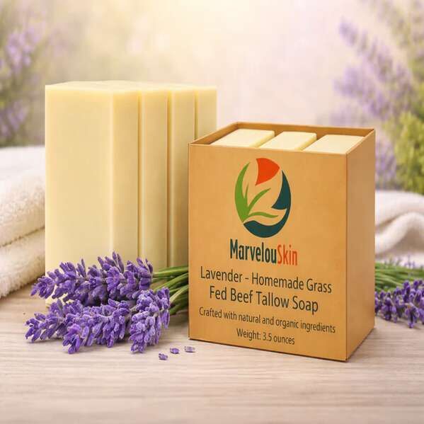 New York, Health & Beauty Items, USD 30,  Beef Tallow Handmade Soap | Gentle Bar Soap For Sensitive Skin
