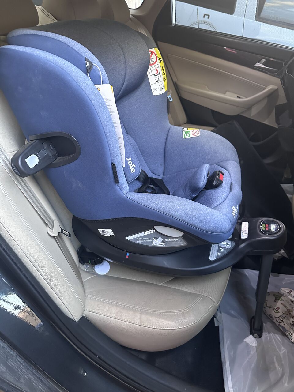 Al Wizarat, Baby & Kid Stuff, SAR 750,  Baby Car Seat Joie I-Spin Deep Convertible Car Seat