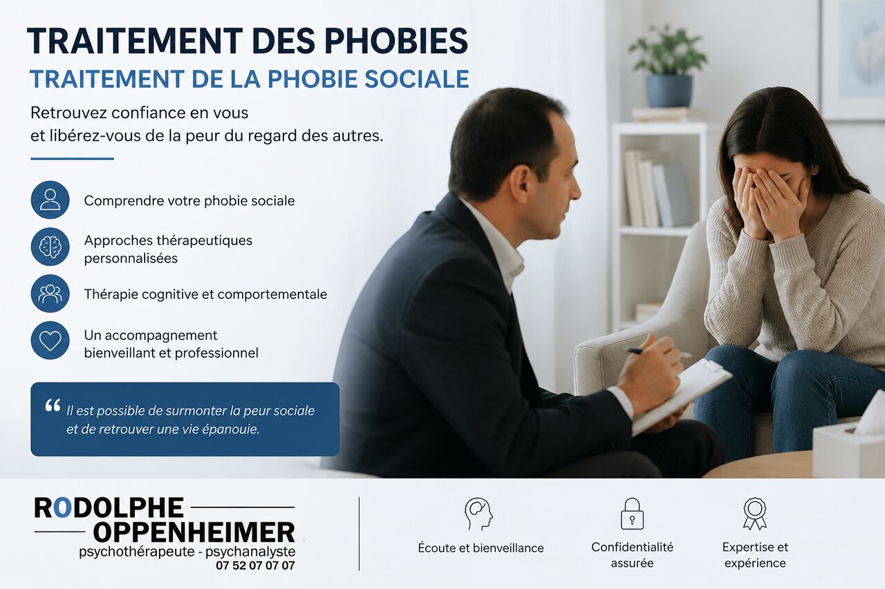 Paris, Health, Traitement De La Phobie Sociale