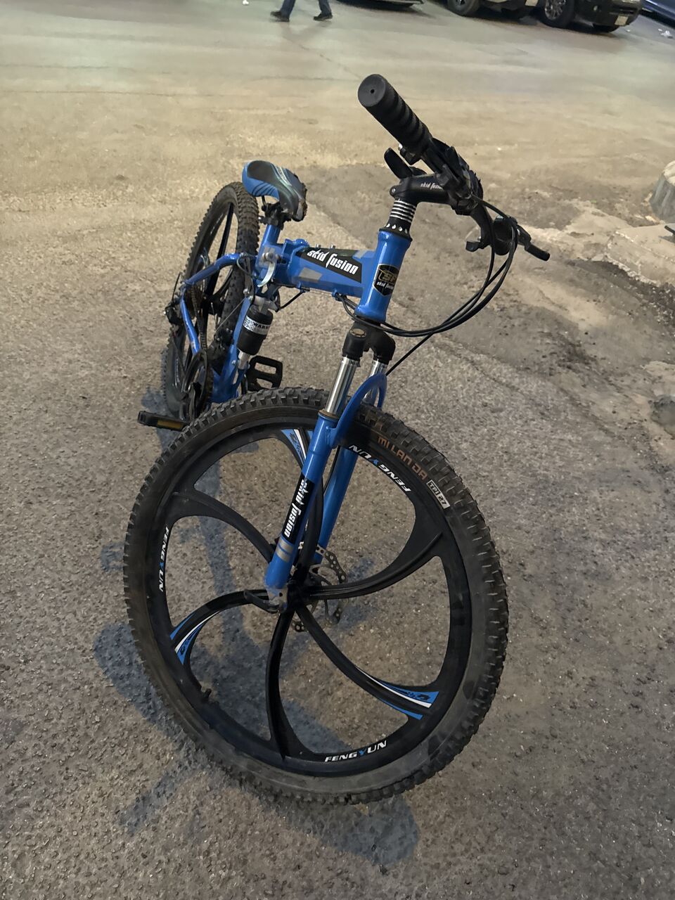 Al Wizarat, Bicycles, SAR 300,  26 Inch Folding Mountain Bike, 24 Speed Full Suspension Bicycle