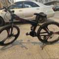 SAR 350,  26 Inch Folding Mountain Bike, 24 Speed Full Suspension Bicycle