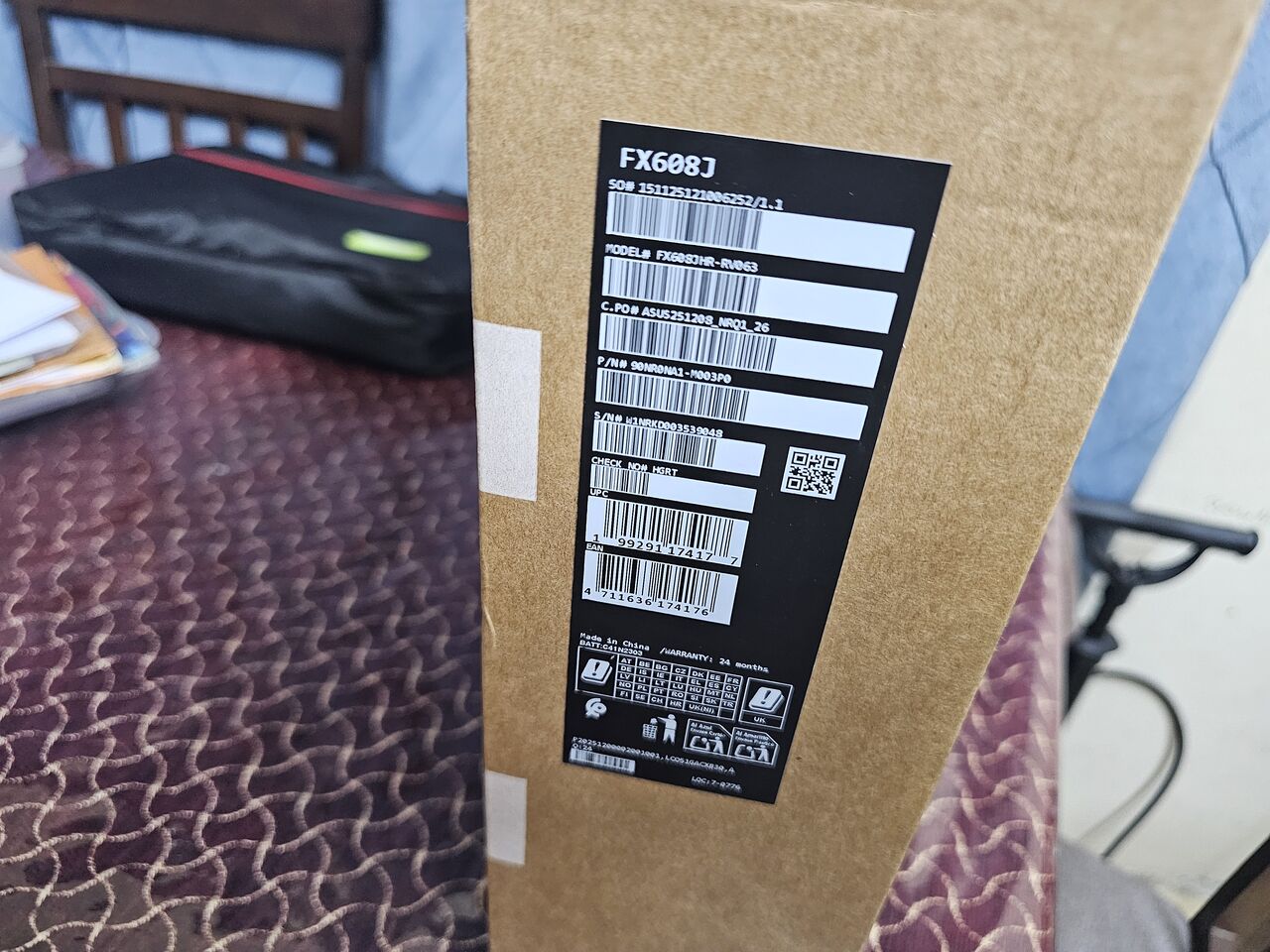 Riyadh, Computers, SAR 4300,  New Open Box Gaming Laptop - Asus TUF - Core I7 14th Gen,16gb,1TB,Nvidia RTX5050