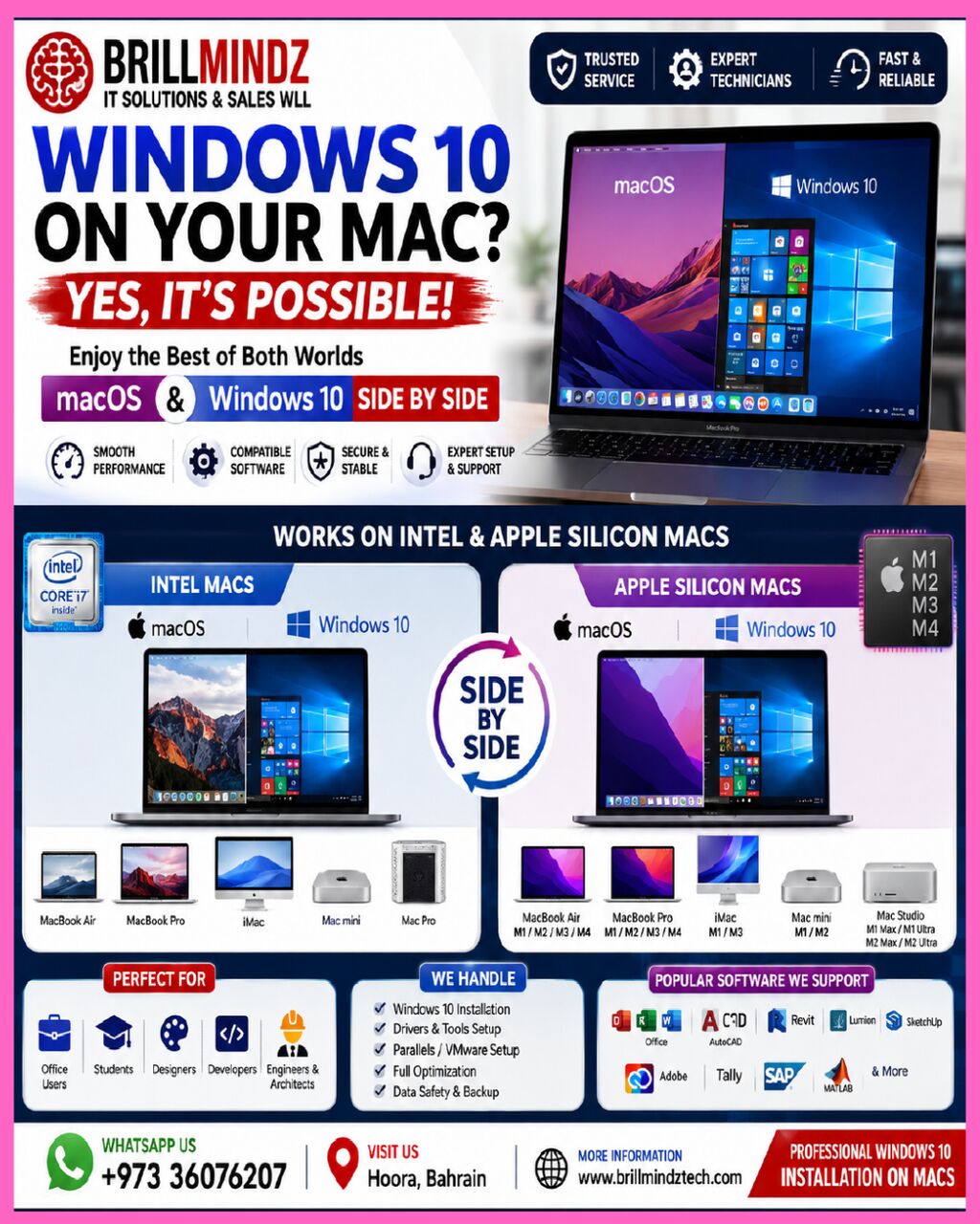 Hoora, Computer, MacOS,Windows Installation ,Laptop Keybaord ,Battery,Ram Upgrade,Replacement