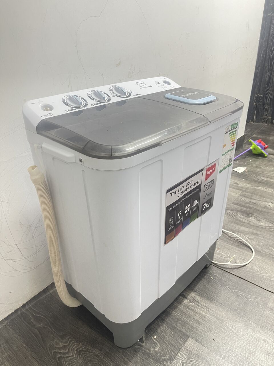 Al Malaz, Appliances, SAR 249,  Urgent Sale &ndash; Impex 7KG Semi-Automatic Washing Machine