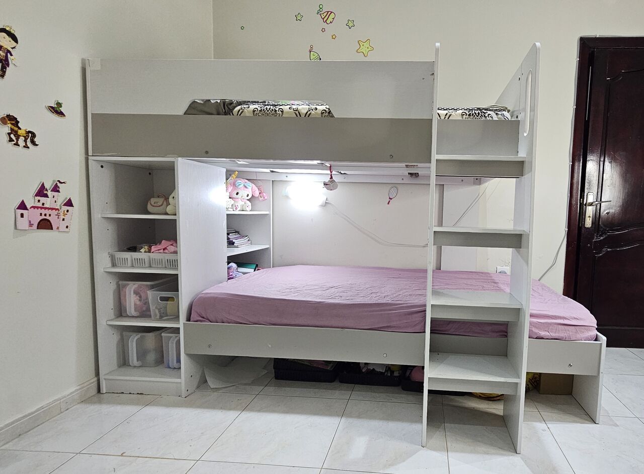 Rabigh, Furniture, SAR 800,  Kids Bunk Bed From Homebox 1 Year Used