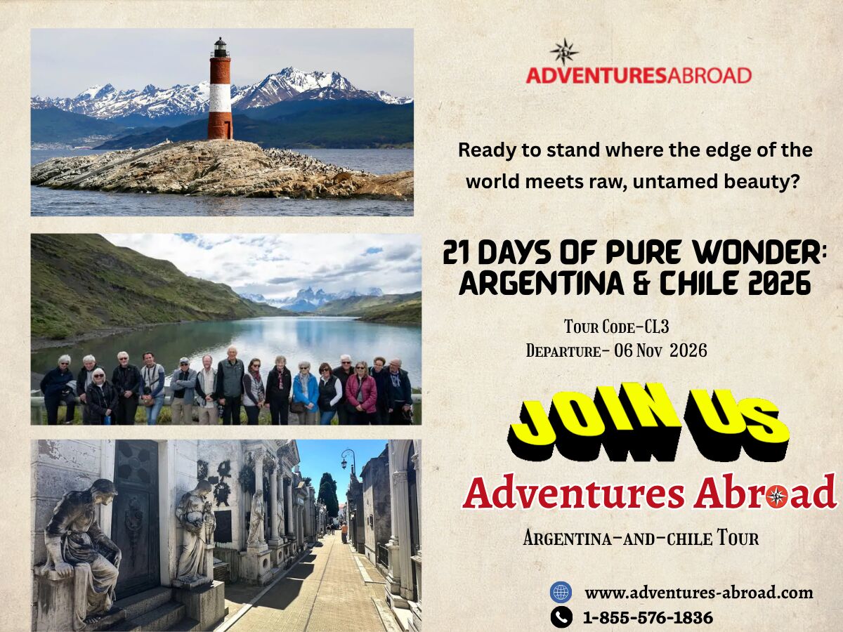 Victoria, Travel, 21-Day Chile & Argentina Adventure (Nov 6, 2026)