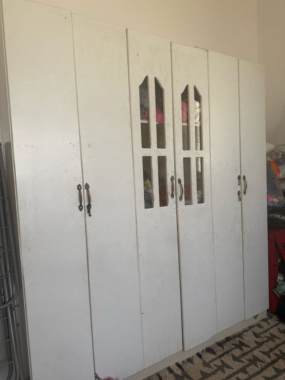 Tabuk City, Furniture, SAR 130,  White Cupboard 6 Door