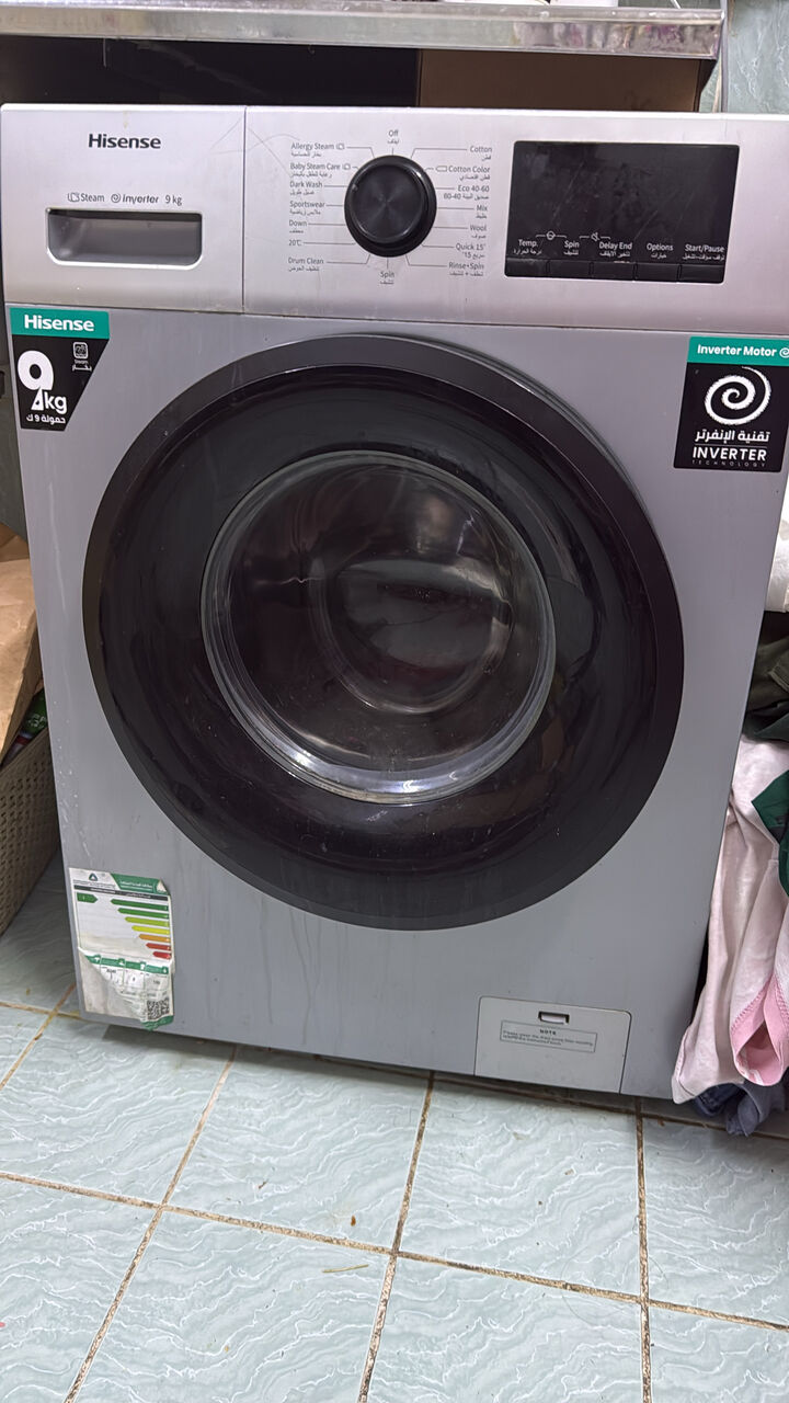 Tabuk City, Machinery, SAR 600,  Washing Machine Hisense Brand Front Load