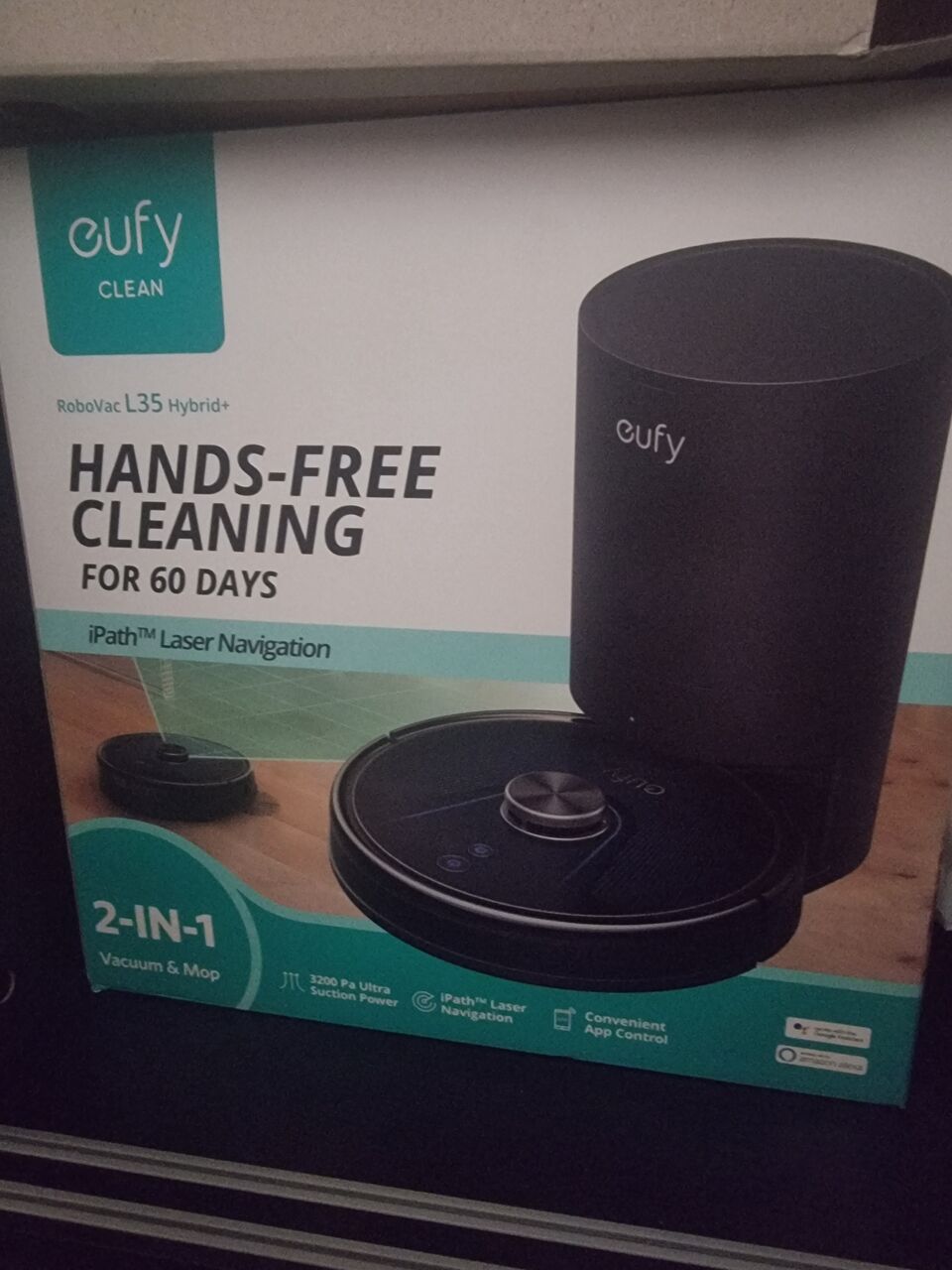 Al Andalus, Machinery, SAR 1600,  Eufy L35 Hybrid Robot Vacuum & Mop - New