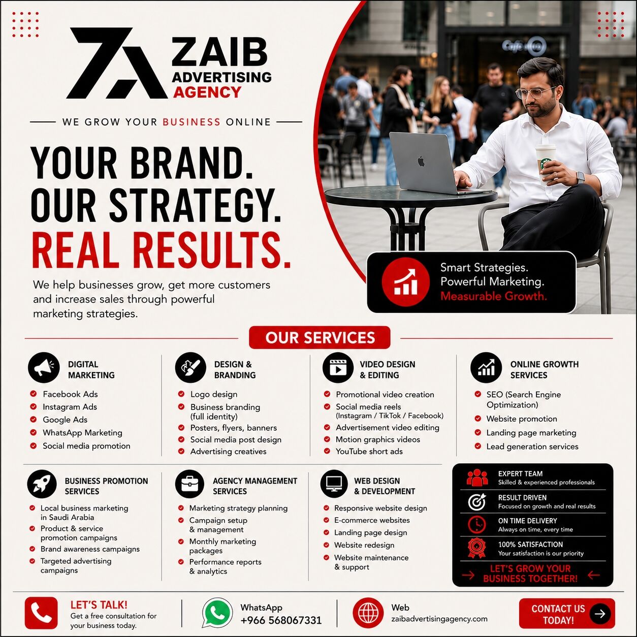 Riyadh, Web Design & Development, Grow Your Business Fast SEO & Social Media