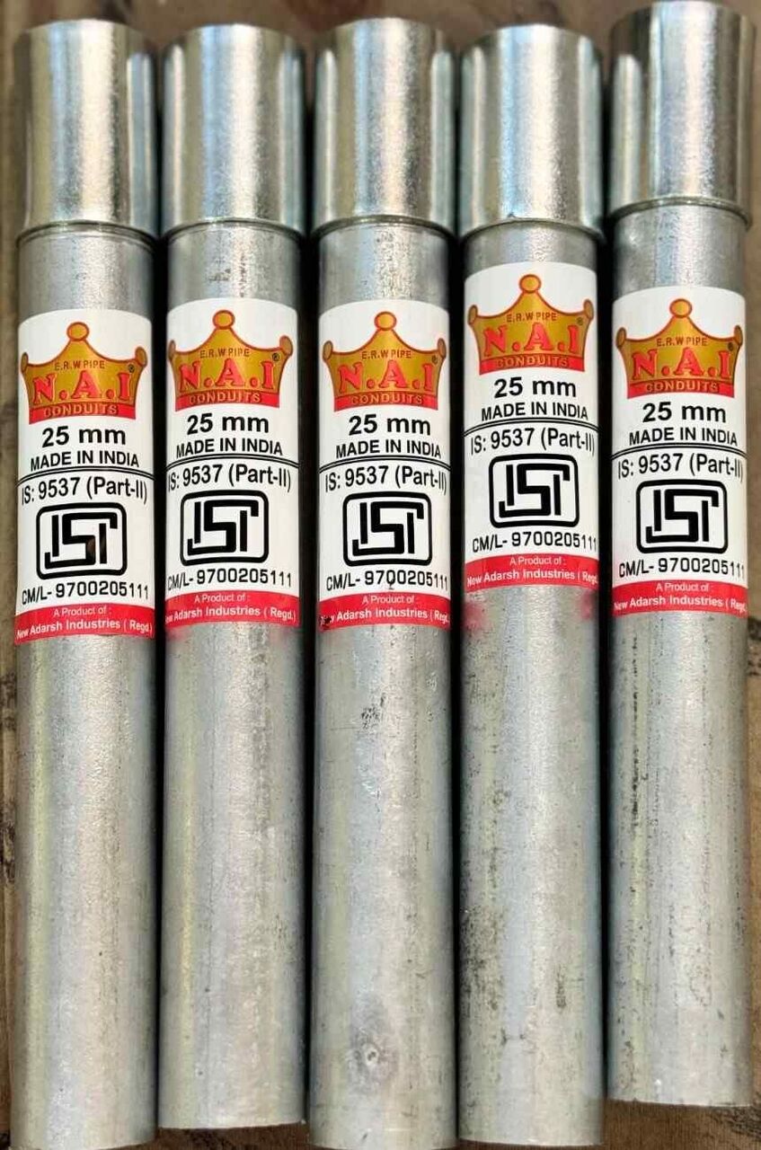 Mumbai, Heavy Equipment, ISI Certified GI & MS Conduit Pipes By New Adarsh Industries