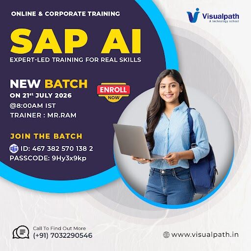 Hyderabad, Lessons Offered, Join The SAP AI Online Training New Batch On July 21st